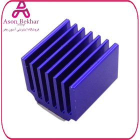 تصویر هیت سینک آلومینیومی 15*14 میلیمتر ارتفاع 13 میلیمتر 14*15*13mm aluminium heatsink