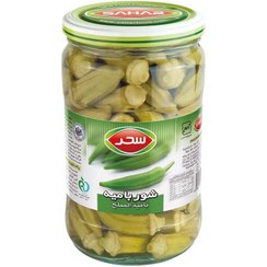 تصویر بامیه شور ممتاز شیشه 630 گرمی سحر 