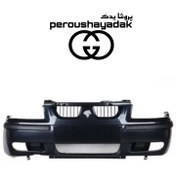 تصویر سپر جلو سمند ایران خودرو رنگ آبی کبود 