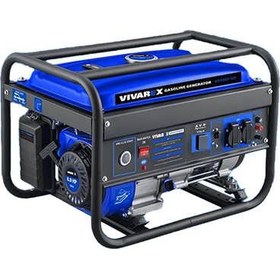 تصویر موتور برق ویوارکس مدل VR3501-GS ظرفیت ۳۵۰۰ وات بنزینی استارت الکتریکی 