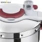 تصویر زودپز 7.5 لیتر Clipso Minut Perfect تفال مدل TEFAL P4624831 Tefal ClipsoMinut Perfect 7.5L Pressure Cooker - P4624831