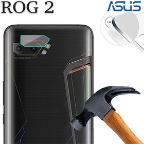 تصویر گلس لنز شیشه ای دوربین Asus ROG Phone 2 Camera Glass Lens 