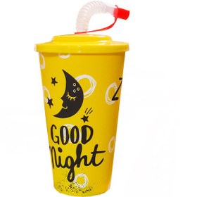 تصویر لیوان تیتیز مدل GNIGHT کد 9128 زرد 