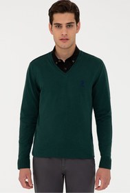 تصویر بافت و پلیور مردانه یو اس پلو اورجینال سبز U.S. Polo Assn. G081GL0TK.000.1080063 