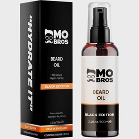 تصویر روغن ریش 100 میلی‌لیتری - نسخه مشکی برند mo bro's Beard Oil 100Ml - Black Edition