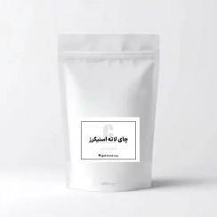 تصویر چای لاته اسنیکرز 