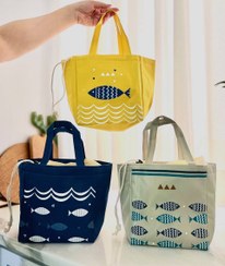 تصویر "کیف غذا در بند دار طرح ماهی" 