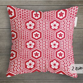 تصویر کوسن کد K04 گلدار