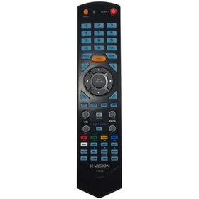 تصویر کنترل تلویزیون ایکس ویژن X.vision 53202 چراغ دار X.vision 53202 Remote Control