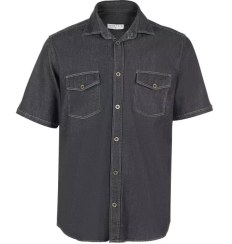 تصویر پیراهن جین مشکی 