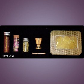 تصویر زعفران کادویی سوپر نگین (صادراتی) 2 گرم 5 تکه در جعبه مخملی - کد 1121 