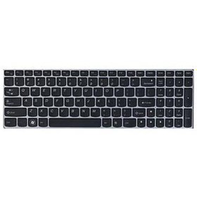 تصویر کیبورد لپ تاپ لنوو Lenovo G580 با فریم مشکی ا Lenovo G580 Keyboard Laptop Lenovo G580 Keyboard Laptop