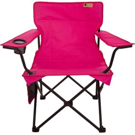 تصویر صندلی کمپ صورتی اردوگاه لوکس Fuchsia Funky V2 فانکی چیز Funky Chairs 