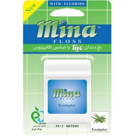 تصویر نخ دندان مینا با اسانس اکالیپتوس 50 متر 