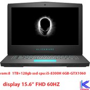 تصویر لپ تاپ الین ویر استوک Alienware 15R4 I5-8300H 8G 1TB+128G GTX1060-6G 