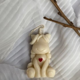 تصویر شمع مدل گیفت یونیکورن 