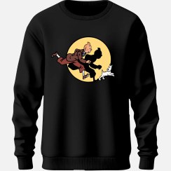 تصویر دورس مشکی طرح Tintin 