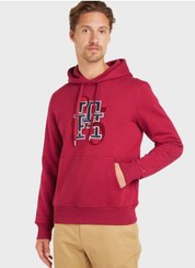 تصویر هودی مونوگرام برند Tommy Hilfiger Monogram Hoodie