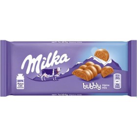 تصویر تابلت شکلات میلکا حبابی Milka - Bubbly Chocolate