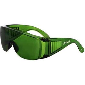 تصویر عینک ایمنی سبز آروا مدل ۸۱۴۲ Arva green safety glasses model 8142