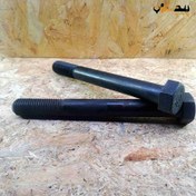 تصویر پیچ آچارخور نیم رزوه دنده درشت اینچی سایز "1 طول "9 (معادل میلیمتر 220×25) 