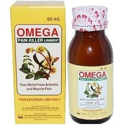 تصویر روغن ضد درد امگا OMEGA حجم 60ML اورجینال تولید کشور فیلیپین 