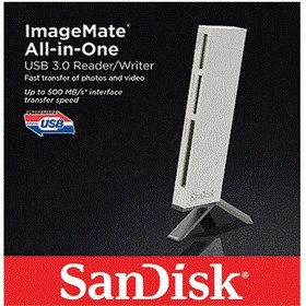 تصویر کارت خوان سندیسک SanDisk ImageMate All-In-One USB 3.0 Reader/Writer SDDR-289-X20 