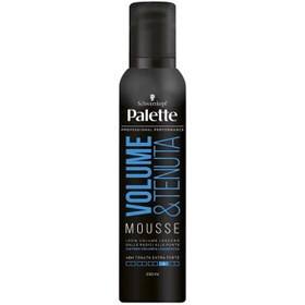 تصویر موس مو پالت ولوم اند تنوتا شوارتزکف حجم 250 میل اورجینال Palette Volume & Tenuta Mousse Schwarzkopf 250 ML