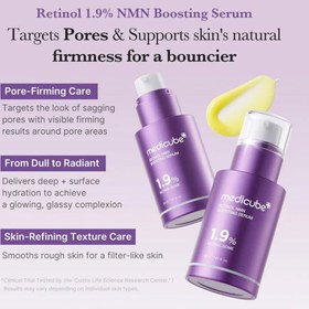 تصویر سرم جوانساز مدی کیوب مدل Retinol NMN حجم ۳۰ میلی لیتر 