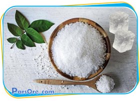 تصویر پودر سنگ نمک خوراکی طبیعی ( rock salt powder) 