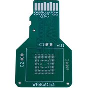 تصویر eMMC WFBGA153 To microSD Card Adapter 