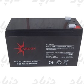 تصویر باطری 12 ولت 9 آمپر ARGON 