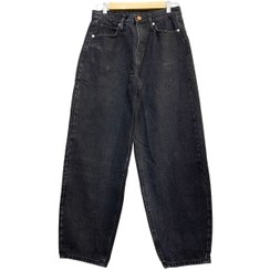 تصویر شلوار جین مام استایل سایز ۳۶ تا ۴۴ ذغالی 