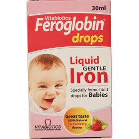 تصویر قطره آهن فروگلوبین ویتابیوتیکس 30 میل ا VITABIOTICS Feroglobin Iron Drops 30 ml VITABIOTICS Feroglobin Iron Drops 30 ml