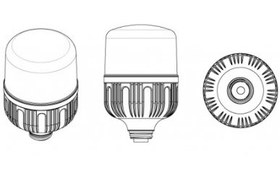 تصویر لامپ ال ای دی 30 وات پارس شانای 30 watt Pars Shanai LED lamp