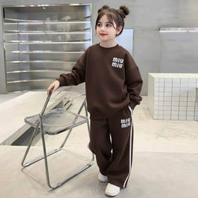 تصویر ست دخترانه میو میو سایز ۵۰ و ۵۵ رنگ سبز 