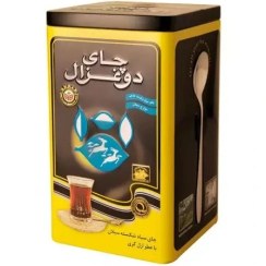 تصویر چای سیلان شکسته ارل گری قوطی دو غزال (400 گرم) 