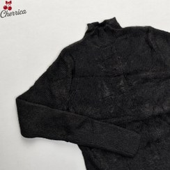 تصویر بلوز یقه ایستاده موهر زنانه کد 2 