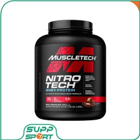 تصویر وی گلد نیتروتک لاین امریکا 1800 گرمی (MuscleTech Nitro Tech Whey Protein) 