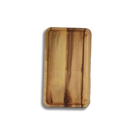 تصویر قیمت و خرید سینی چوبی مستطیلی مدل T0162 - چوبی سرا 