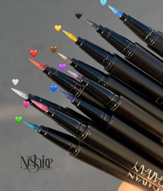 تصویر خط چشم متالیک 