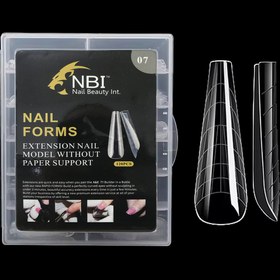 تصویر قالب کاشت ژل ناخن گلدانی nbi ان بی آی 120 عددی 