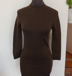 تصویر بلوز بافت زنانه ساده گپ - قد 70 قدآستین 53 دورسینه 84 با کشسانی تا 106 / بافت گپ لطیف / 