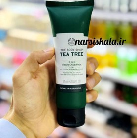 تصویر محصول سه کاره درخت چای بادی شاپ (The Body Shop Tea Tree 3 In 1 Wash, Scrub, Mask) 