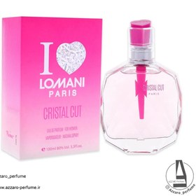 تصویر ادکلن زنانه آی لاو لومانی کریستال کات برند لومانی حجم 100 میل CRISTAL CUT I LOVE LOMANI 100ml