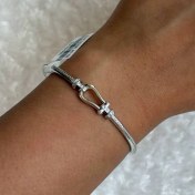 تصویر بنگل طرح طلا زنانه 