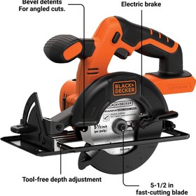 تصویر دستگاه برش چوب BLACK+DECKER 20V MAX POWERCONNECT - ارسال 15 الی 20 روز کاری 