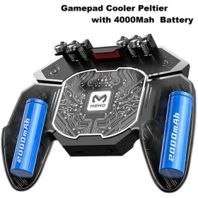 تصویر دسته بازی فن رادیاتور دار و مغناطیسی ممو مدل DL100 Memo DL100 Magnetic Radiator Fan Gamepad