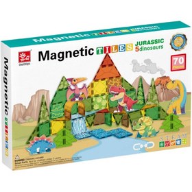 تصویر مگنت تایل دایناسور ۷۰ تکه 