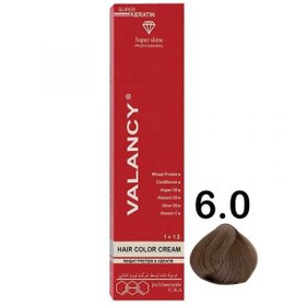 تصویر رنگ مو والانسی سری طبیعی مدل قهوه ای روشن شماره N6 VALANCY Light Brown No N6 Hair Color 100 ml